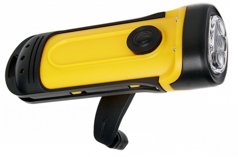 Binatone Waterproof Led Flash Light Torch (Yellow : Rechargeable)