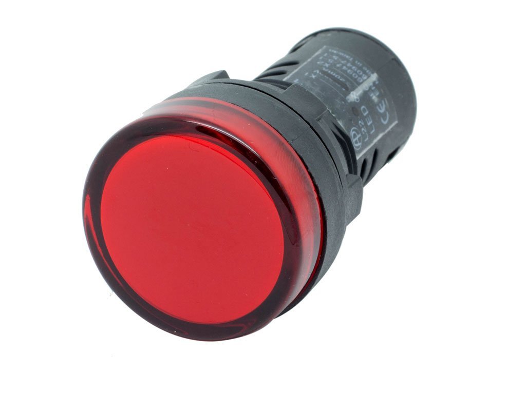 230V AC LED INDICATING LAMP RED